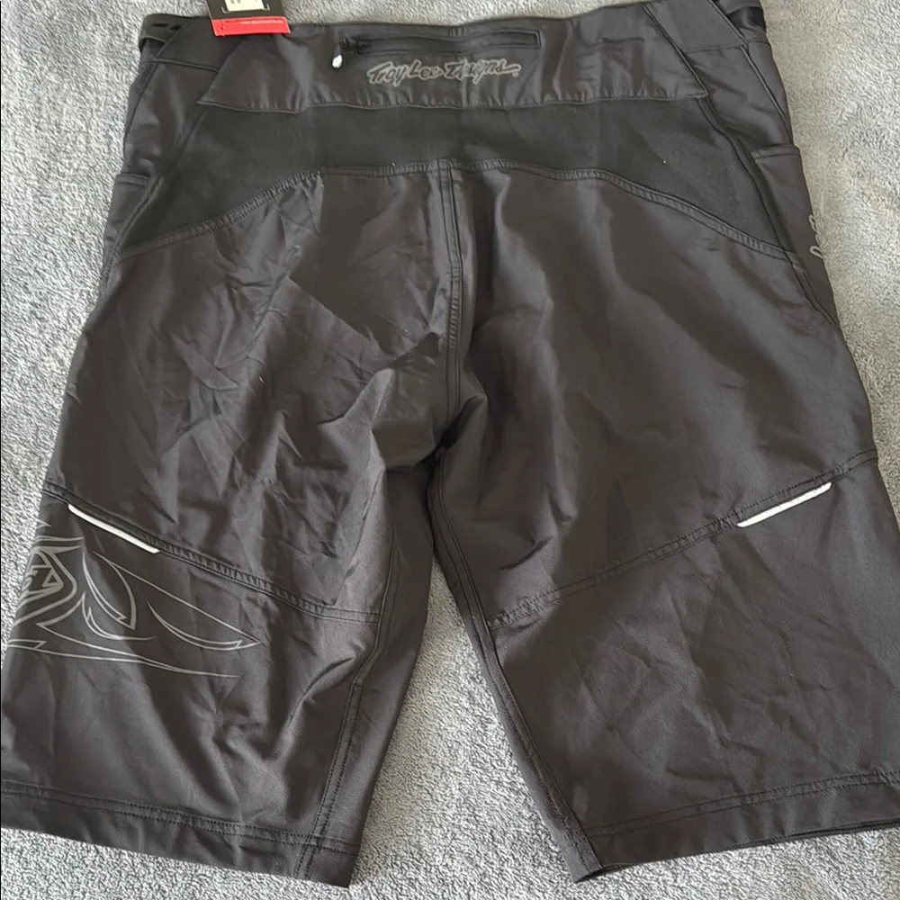 Black Athletic Men's Shorts - Picture 7 of 9